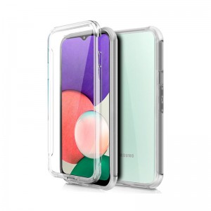 Capa de Silicone Samsung Galaxy A22 5G (Frente + Verso) Transparente